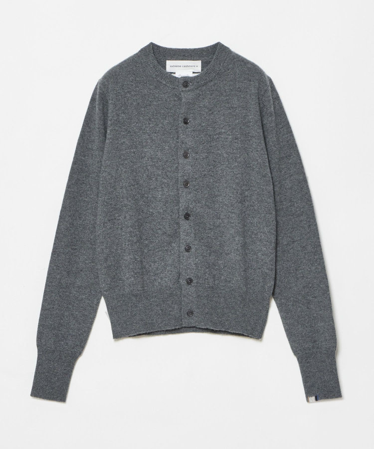 buying 【extreme cashmere(エクストリームカシミヤ)】 LITTLE 2 CARDIGAN チャコールグレー (94)
