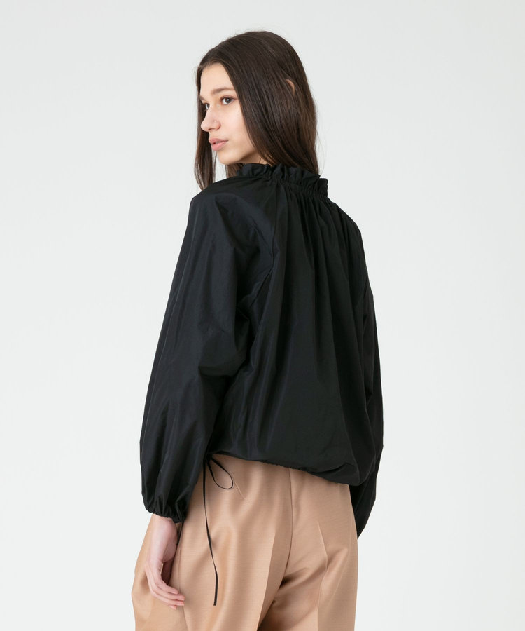 LOULOU WILLOUGHBY 【LOULOU WILLOUGHBY】タフタバルーンブラウス ブラック (95)