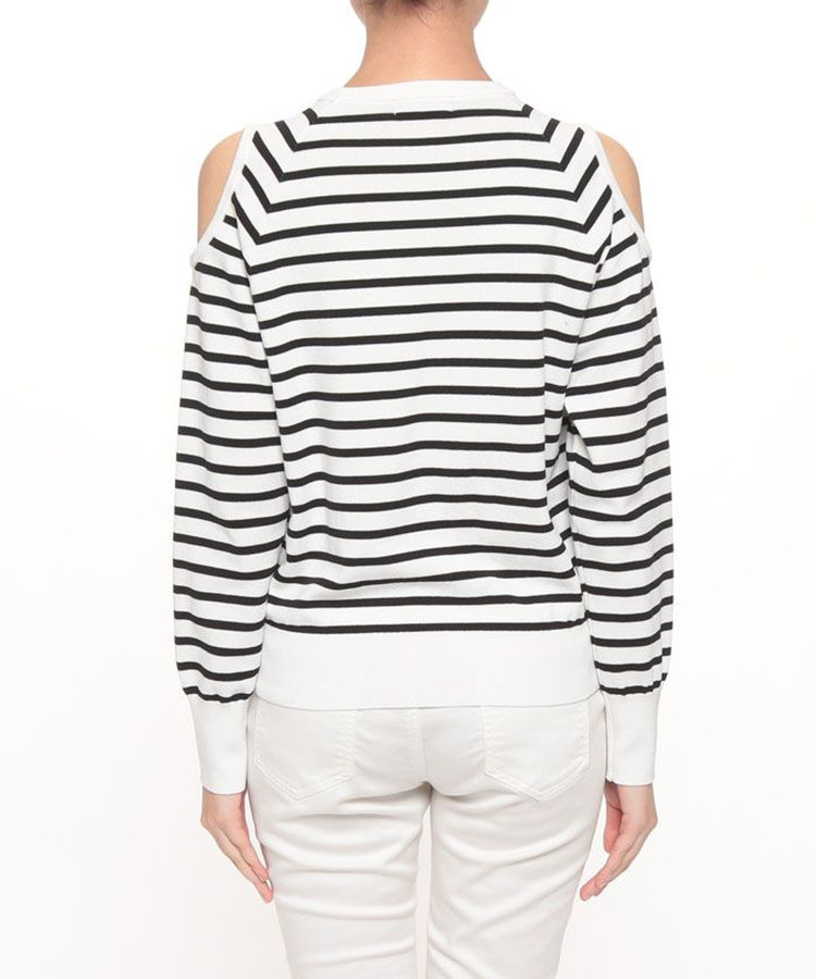 allureville オープンショルダープルオーバー ブラック系 (98)