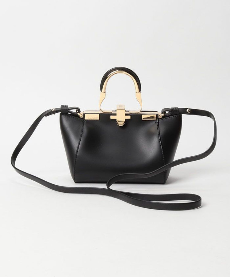 buying 【ZANCHETTI(ザンケッティ)】 AMLETO MINI ハンドバッグ ブラック (95)