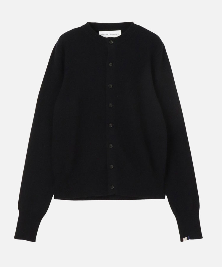 buying 【extreme cashmere(エクストリームカシミヤ)】 LITTLE 2 CARDIGAN ブラック (95)