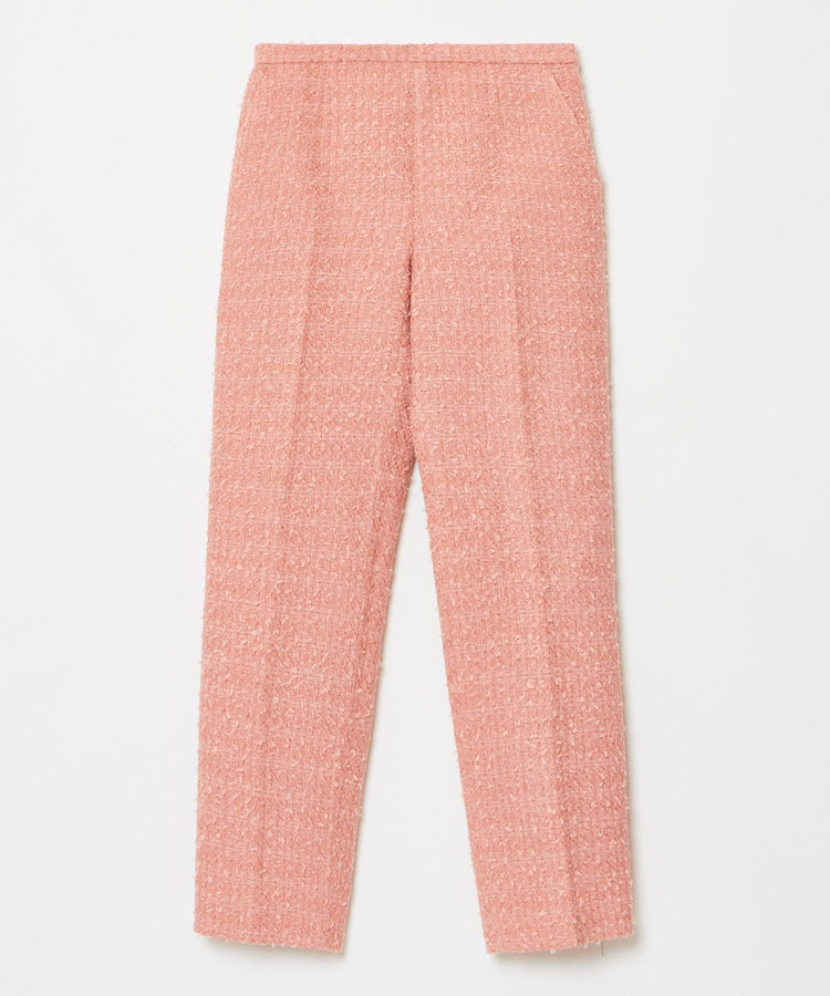 LOULOU WILLOUGHBY 【LOULOU WILLOUGHBY】ファンシーツイードパンツ ピンク (41)