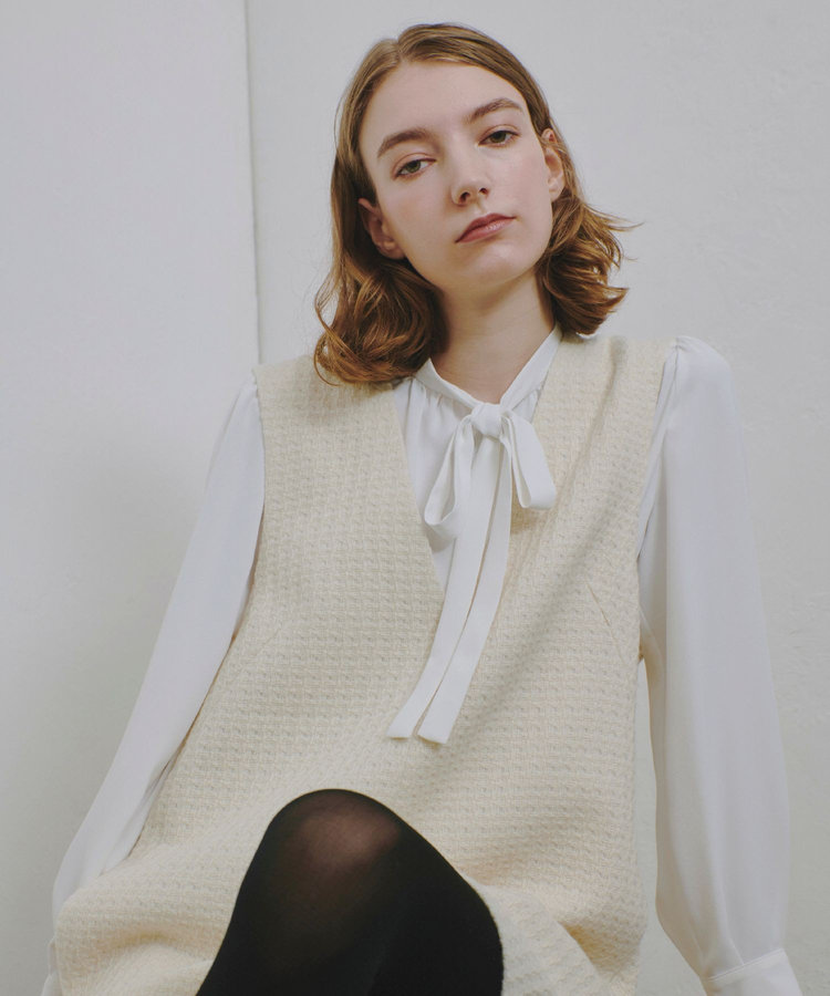 allureville ウールロービングコンビネゾン オフホワイト (02)