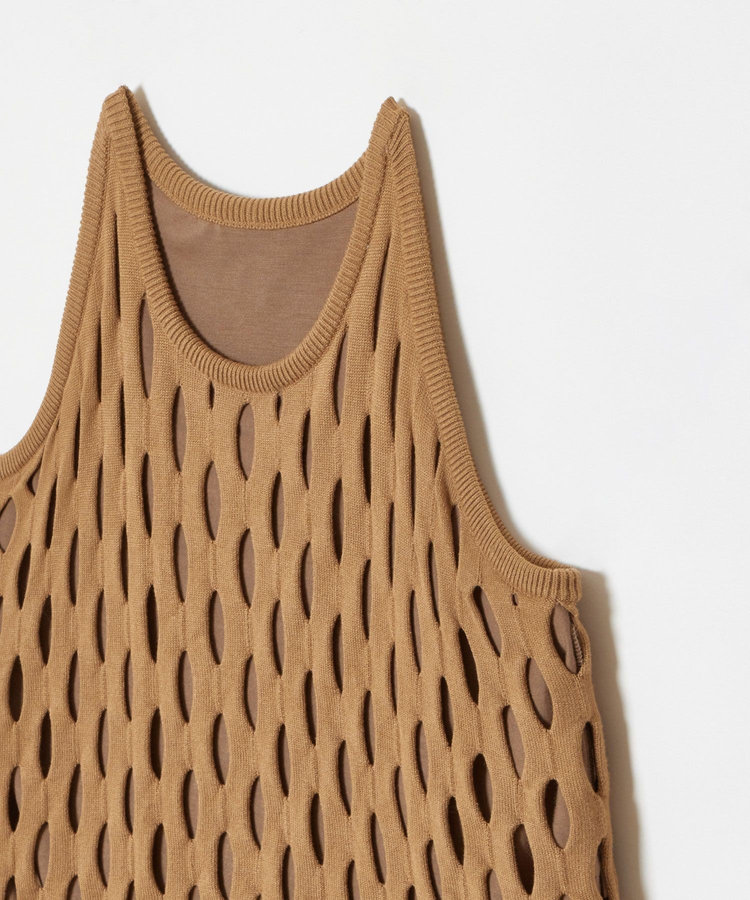 allureville ハンモックフリンジプルオーバー ブラウン (81)