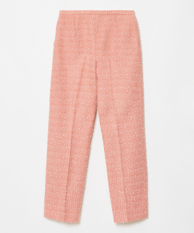 LOULOU WILLOUGHBY 【LOULOU WILLOUGHBY】ファンシーツイードパンツ ピンク (41)
