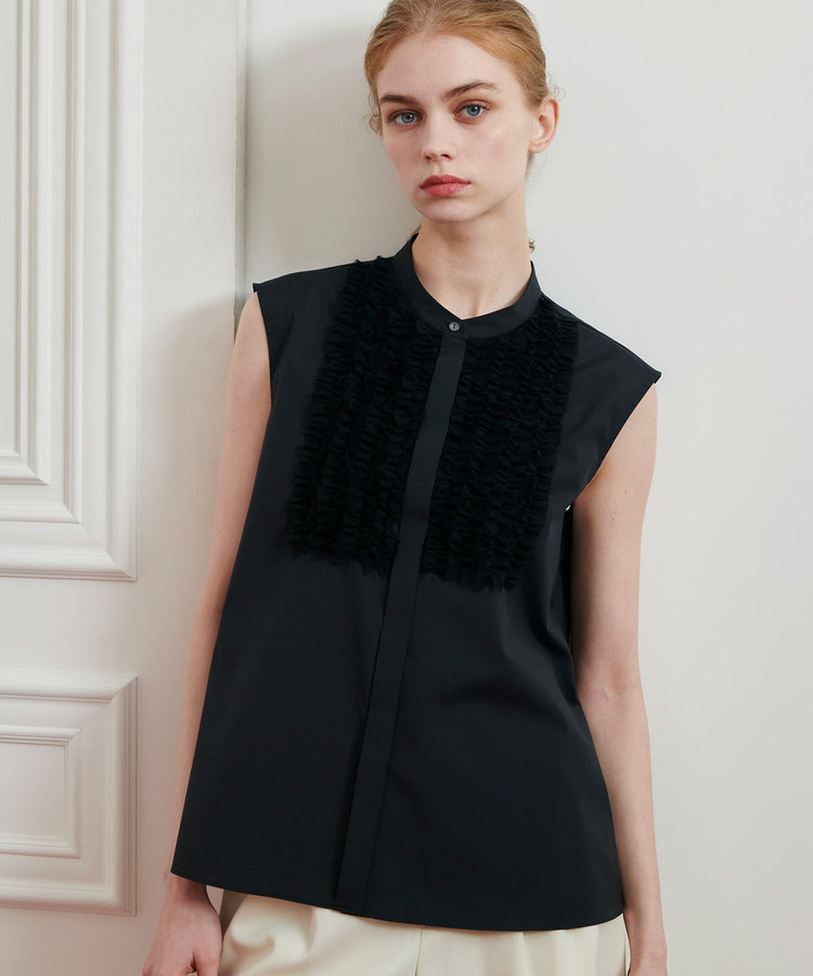 アルアバイル LOULOU WILLOUGHBYシアーシルクフリルブラウス新品✨ LOULOU WILLOUGHBY】シルキーリボンブラウス|allureville
