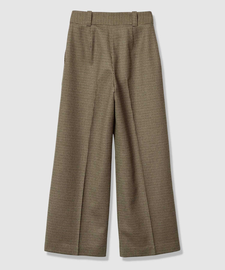 allureville CHIC TWEEDベイカーパンツ ブラウン (81)