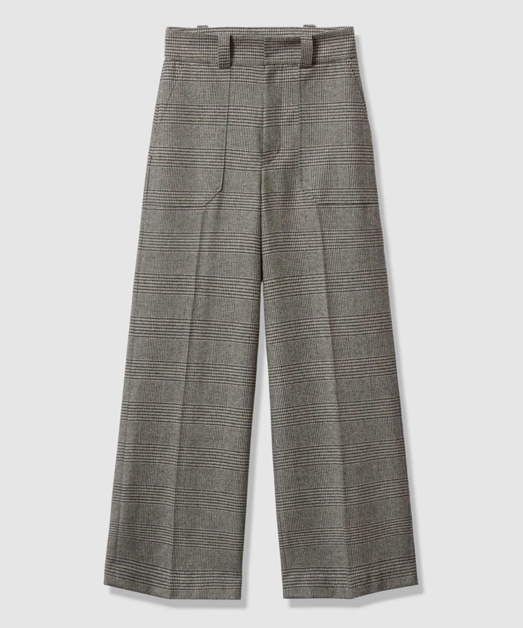 allureville CHIC TWEEDベイカーパンツ ブラック (95)