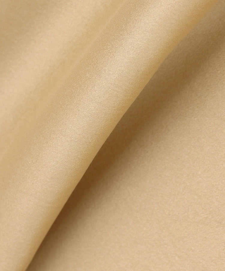 LOULOU WILLOUGHBY 【LOULOU WILLOUGHBY】シルキーダブルクロスドレスコート ベージュ (11)