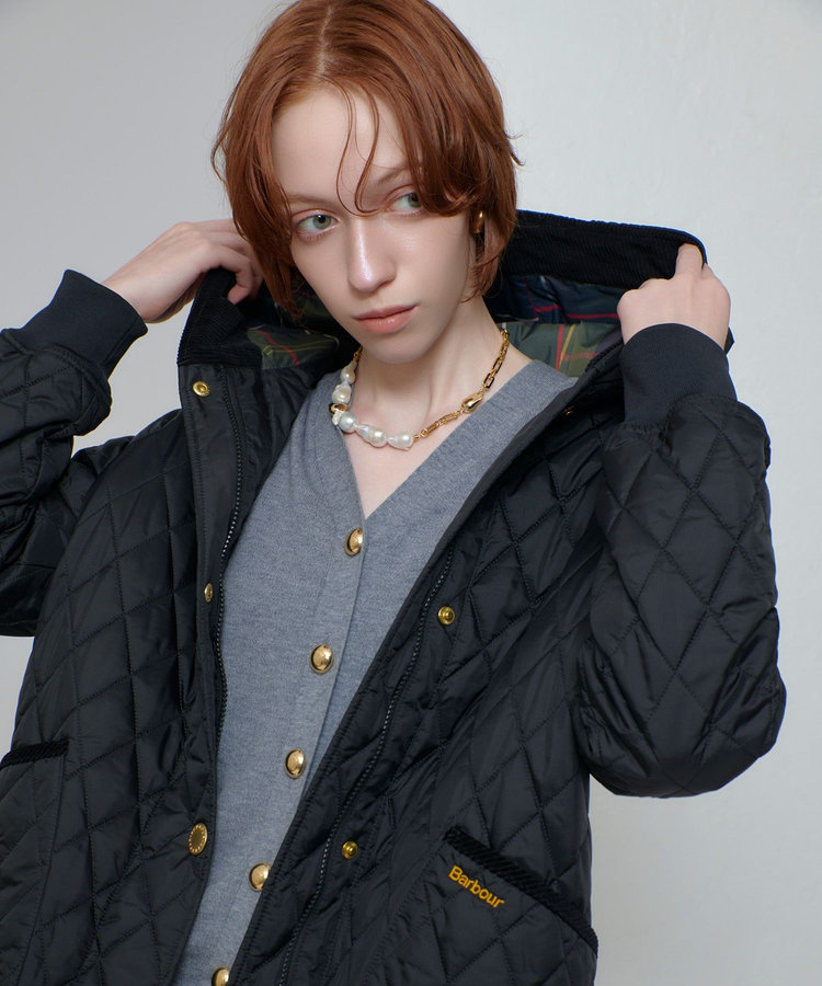 buying 【BARBOUR(バブアー)】 HILARY QUILTED JKT ブラック (95)