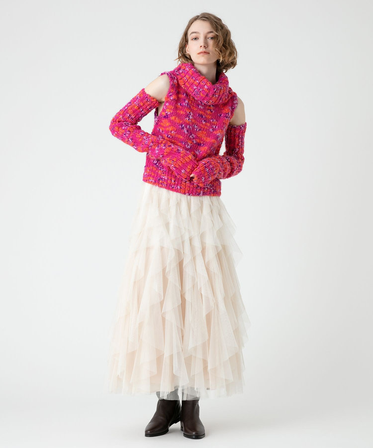 LOULOU WILLOUGHBY 【LOULOU WILLOUGHBY】ARM SLEEVE プルオーバー ピンク (41)