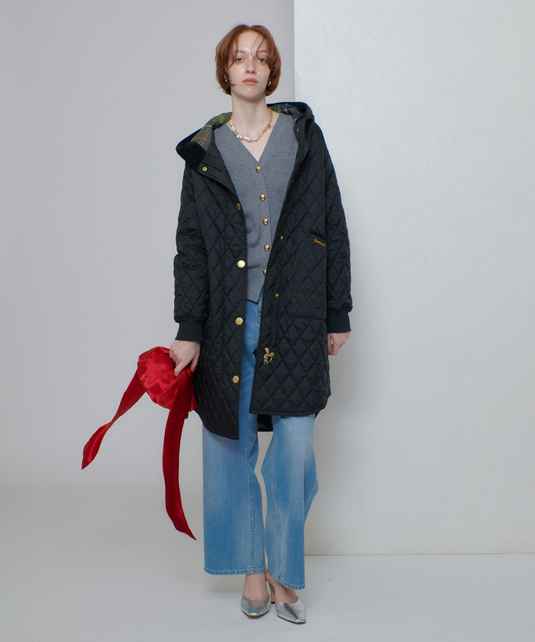 buying 【BARBOUR(バブアー)】 HILARY QUILTED JKT ブラック (95)
