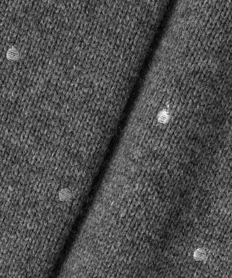 allureville エンブロイダリードットプルオーバー グレー (92)