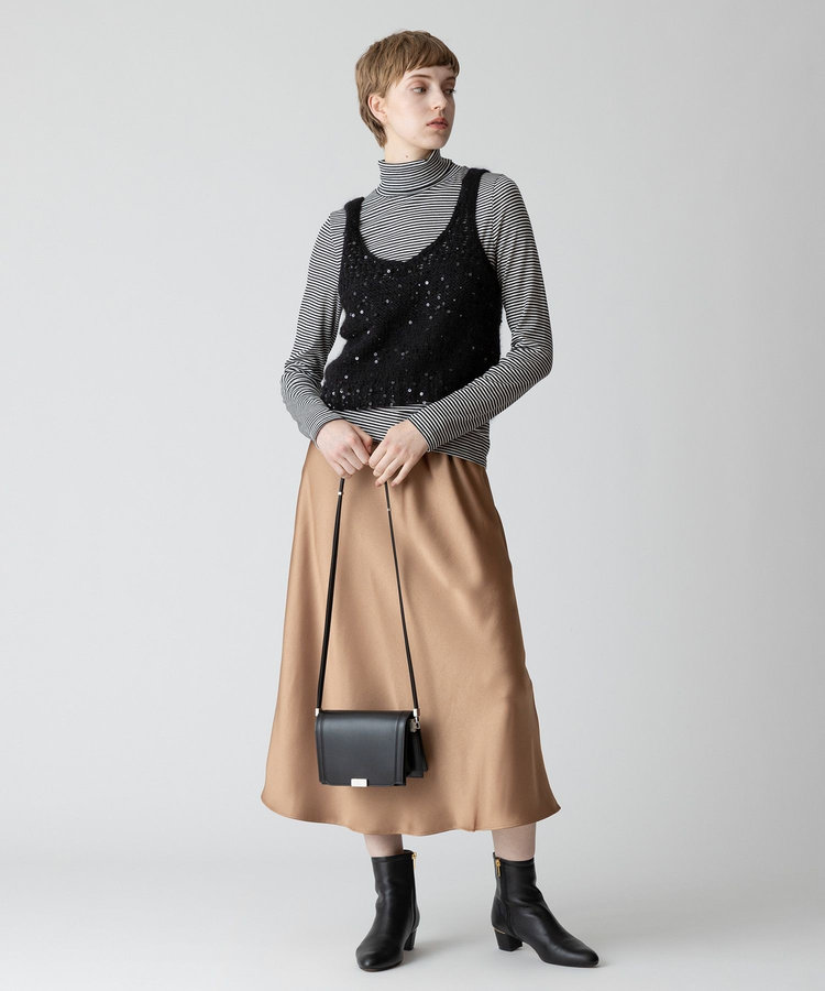 allureville スパンコールモヘヤキャミ ブラック (95)