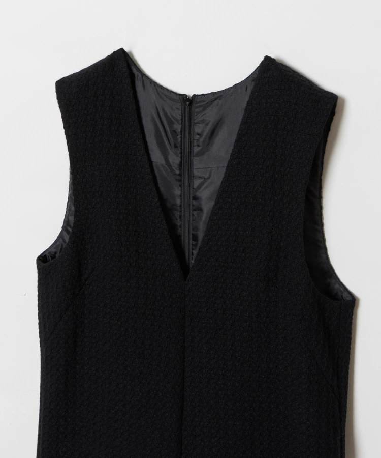 allureville ウールロービングコンビネゾン ブラック (95)