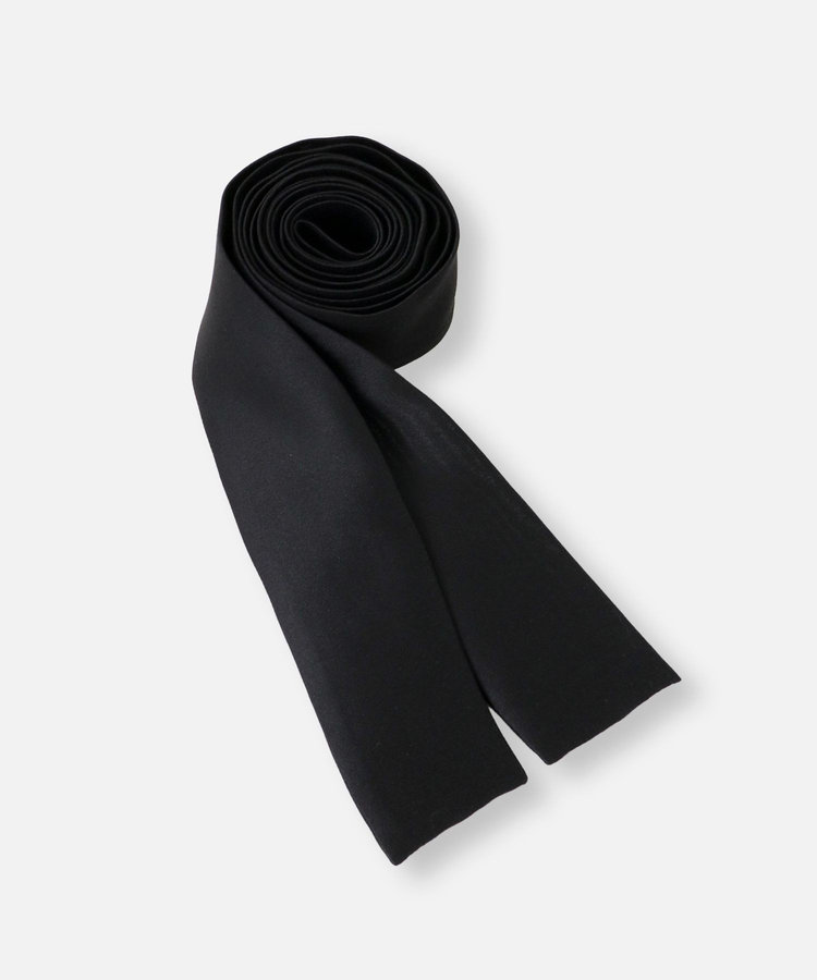 LOULOU WILLOUGHBY 【LOULOU WILLOUGHBY】シルキーダブルクロスドレスコート ブラック (95)