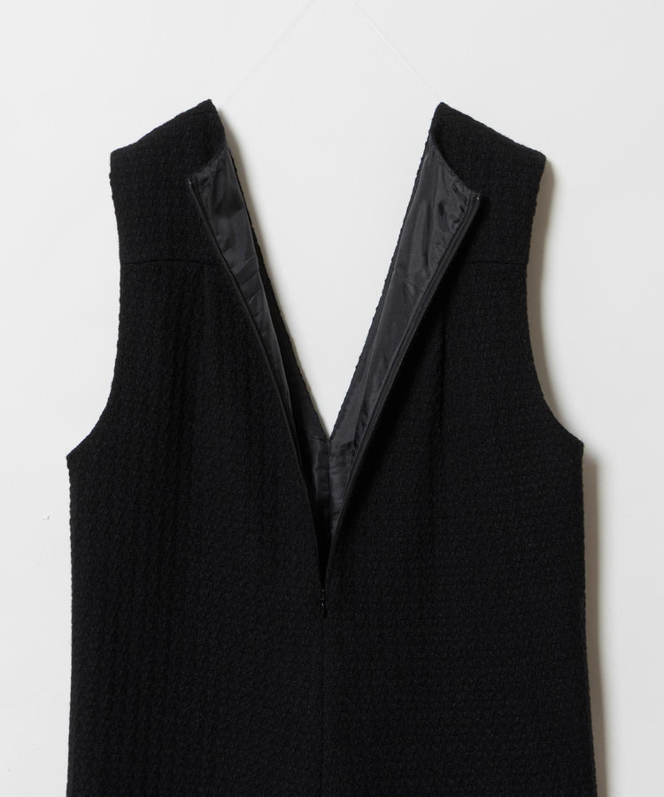 allureville ウールロービングコンビネゾン ブラック (95)