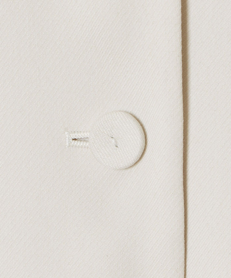 LOULOU WILLOUGHBY 【LOULOU WILLOUGHBY】カルゼペプラムジャケット アイボリー (04)