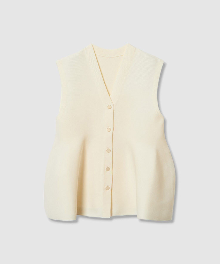 allureville ペプラムジレ オフホワイト (02)