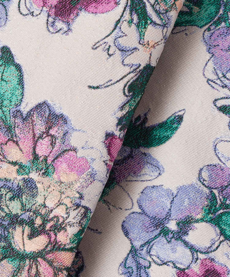 LOULOU WILLOUGHBY 【LOULOU WILLOUGHBY】LIMONTAフラワージャガードビスチェ ラベンダー (53)