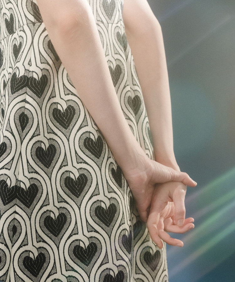 LOULOU WILLOUGHBY 【LOULOU WILLOUGHBY】NEONハートJQミニワンピース ホワイト系 (08)