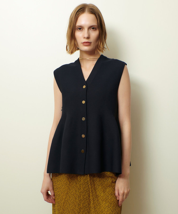 allureville ペプラムジレ ネイビー (65)