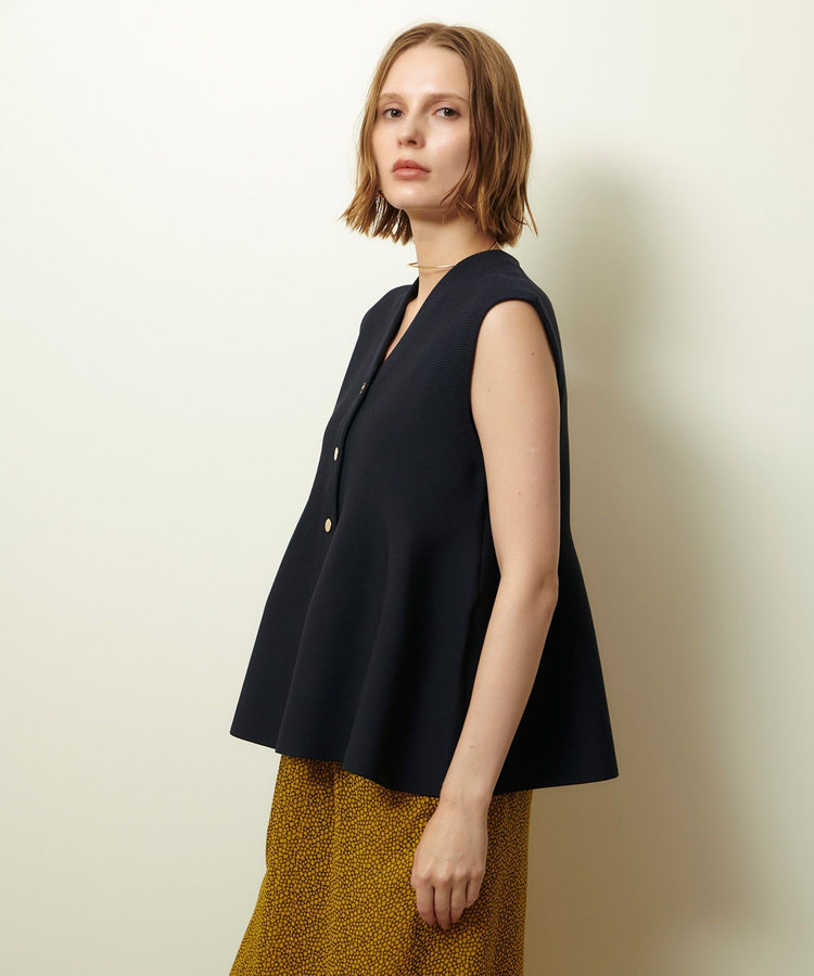 allureville ペプラムジレ ネイビー (65)