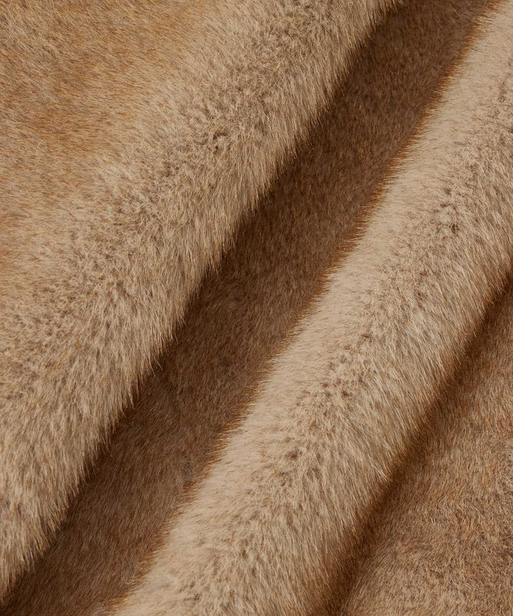 allureville フェイクミンクファーブルゾン ベージュ (11)