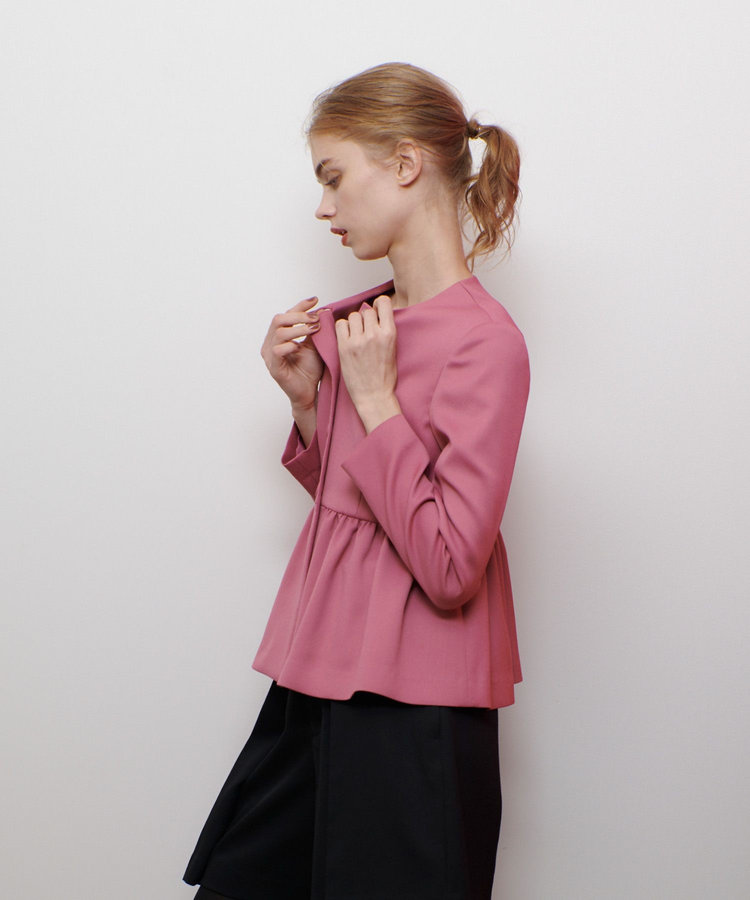LOULOU WILLOUGHBY 【LOULOU WILLOUGHBY】カルゼペプラムジャケット ピンク (41)