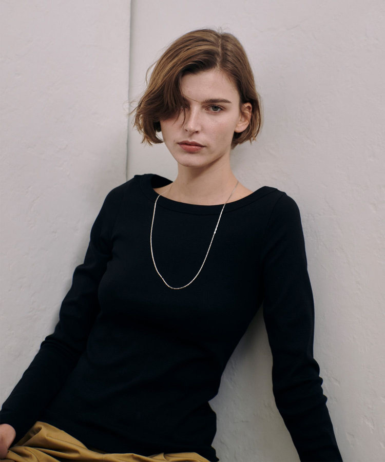 buying 【FLORE FLORE(フローレフローレ)】 STEFFI LONG SLEEVE ブラック (95)