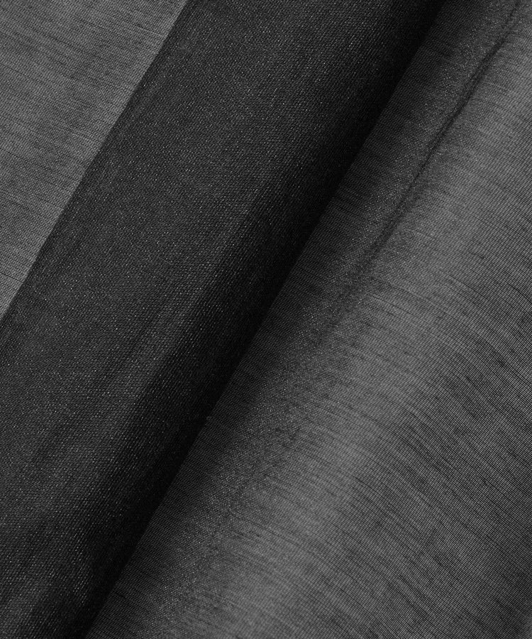 allureville シルキーセルロースボウブラウス ブラック (95)