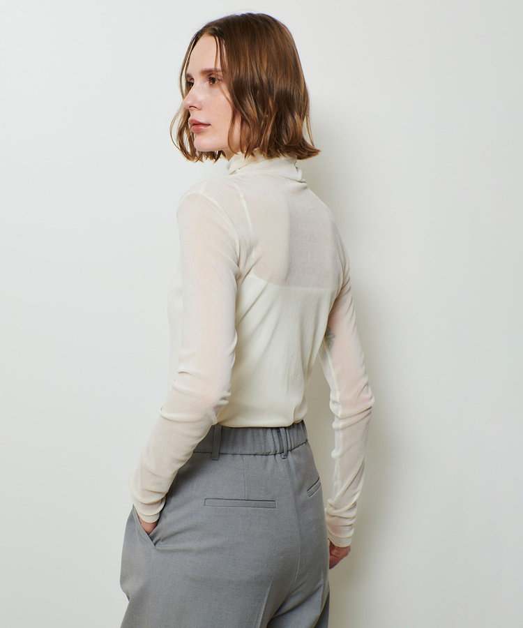 allureville フロッキーチュールタートル オフホワイト (02)