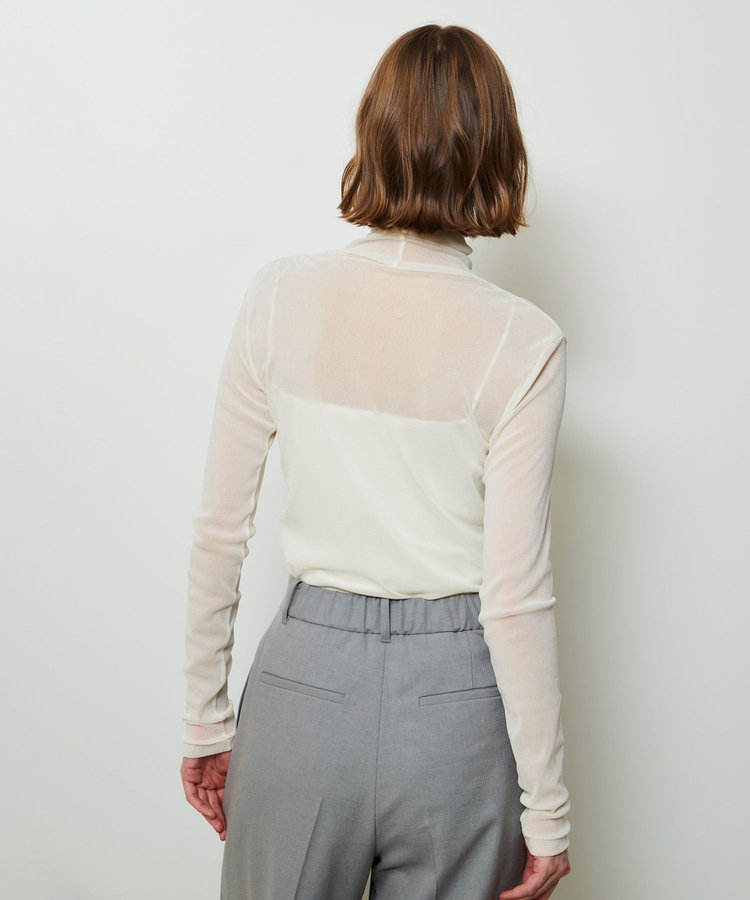 allureville フロッキーチュールタートル オフホワイト (02)