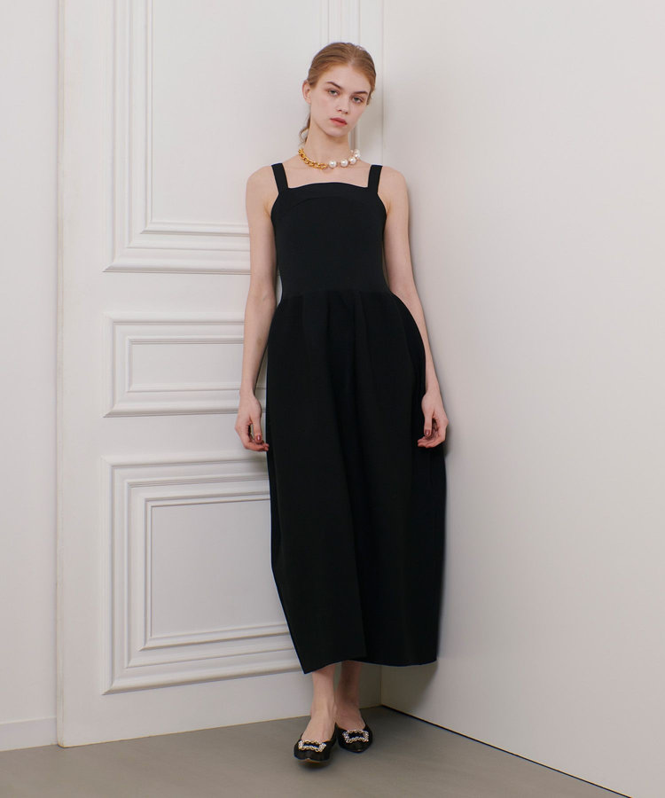 ピヌエPINUEコクーンニットワンピース（BLACK） コクーンシルエットニットワンピ - ベルーナ【公式】