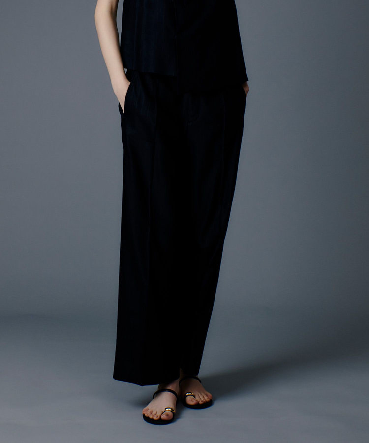 allureville NALYAストレッチパンツ ネイビー (65)
