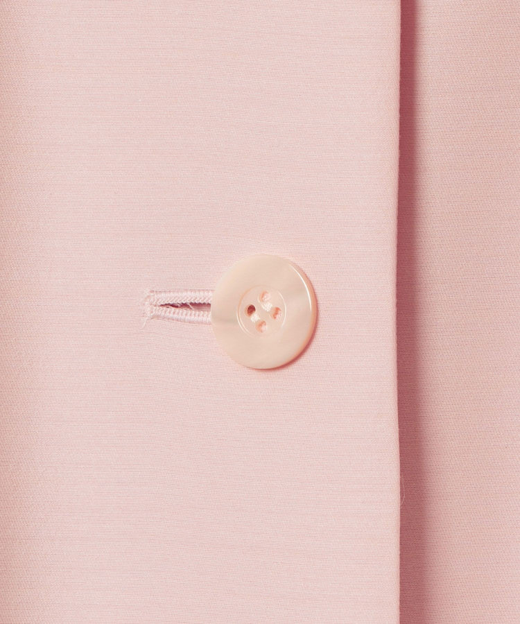 LOULOU WILLOUGHBY 【LOULOU WILLOUGHBY】シルクウールツイルロングコート ピンク (41)