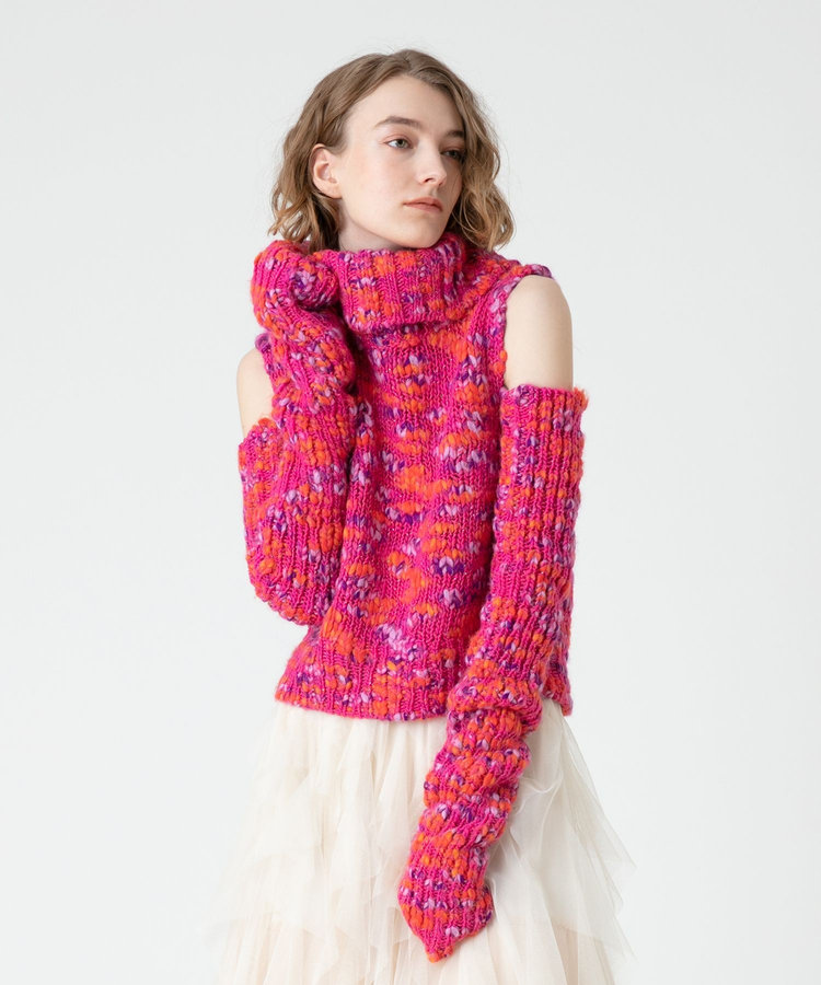 LOULOU WILLOUGHBY 【LOULOU WILLOUGHBY】ARM SLEEVE プルオーバー ピンク (41)