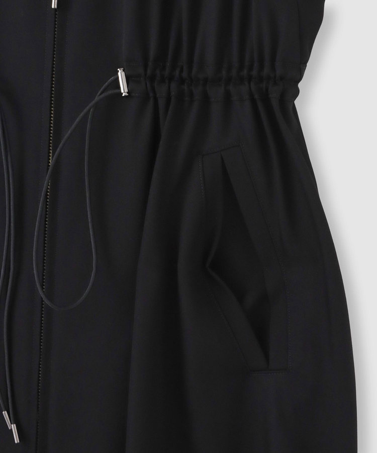 buying 【UJOH(ウジョー)】ZIP FLARE DRESS ブラック (95)