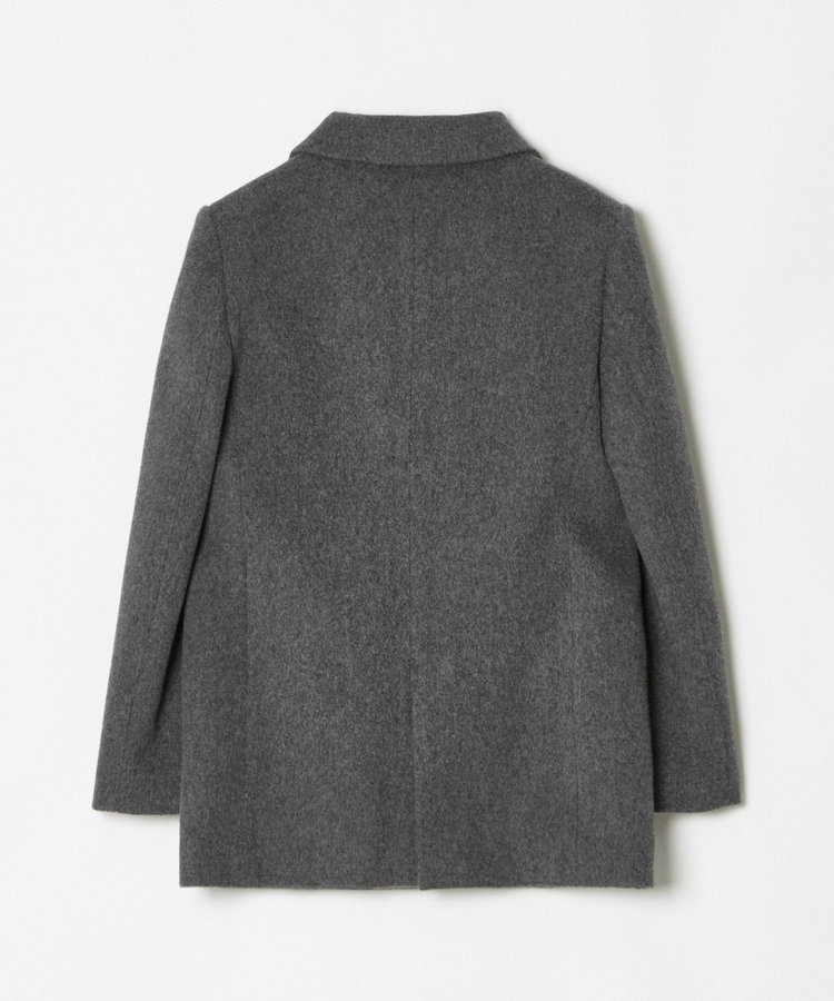 LOULOU WILLOUGHBY 【LOULOU WILLOUGHBY】ビーバーセミダブルジャケット チャコールグレー (94)