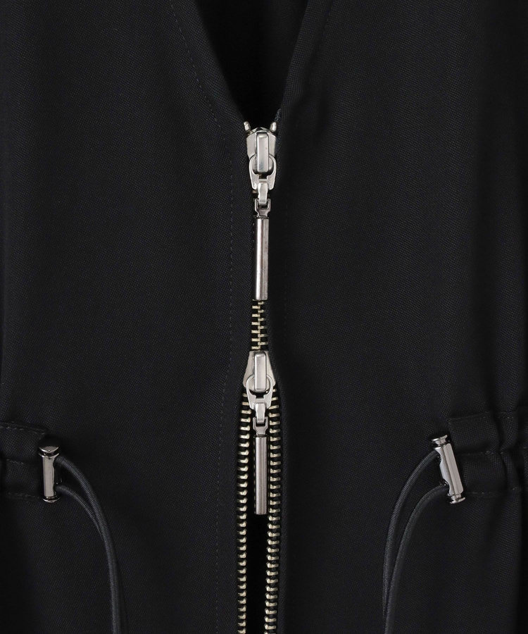 buying 【UJOH(ウジョー)】ZIP FLARE DRESS ブラック (95)