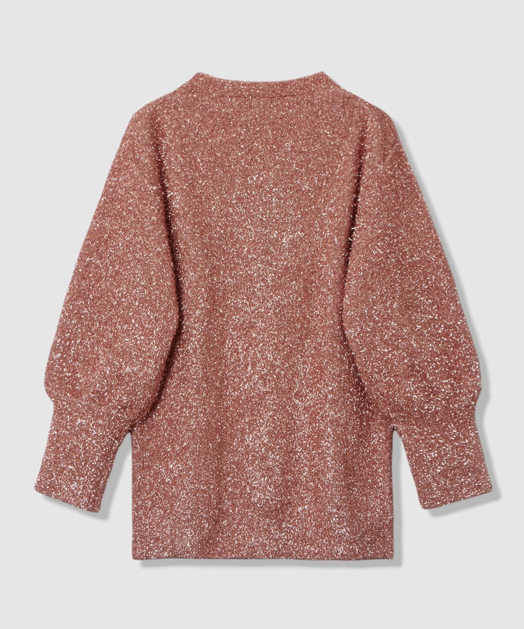 LOULOU WILLOUGHBY 【LOULOU WILLOUGHBY】フィルムラメミドルカーディガン ピンク (41)