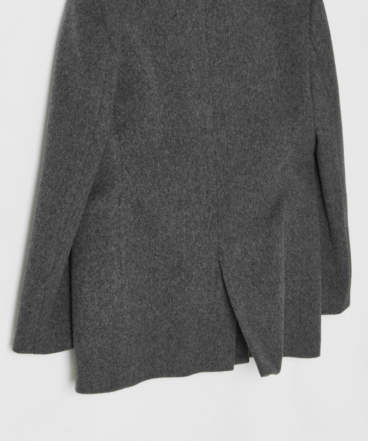 LOULOU WILLOUGHBY 【LOULOU WILLOUGHBY】ビーバーセミダブルジャケット チャコールグレー (94)
