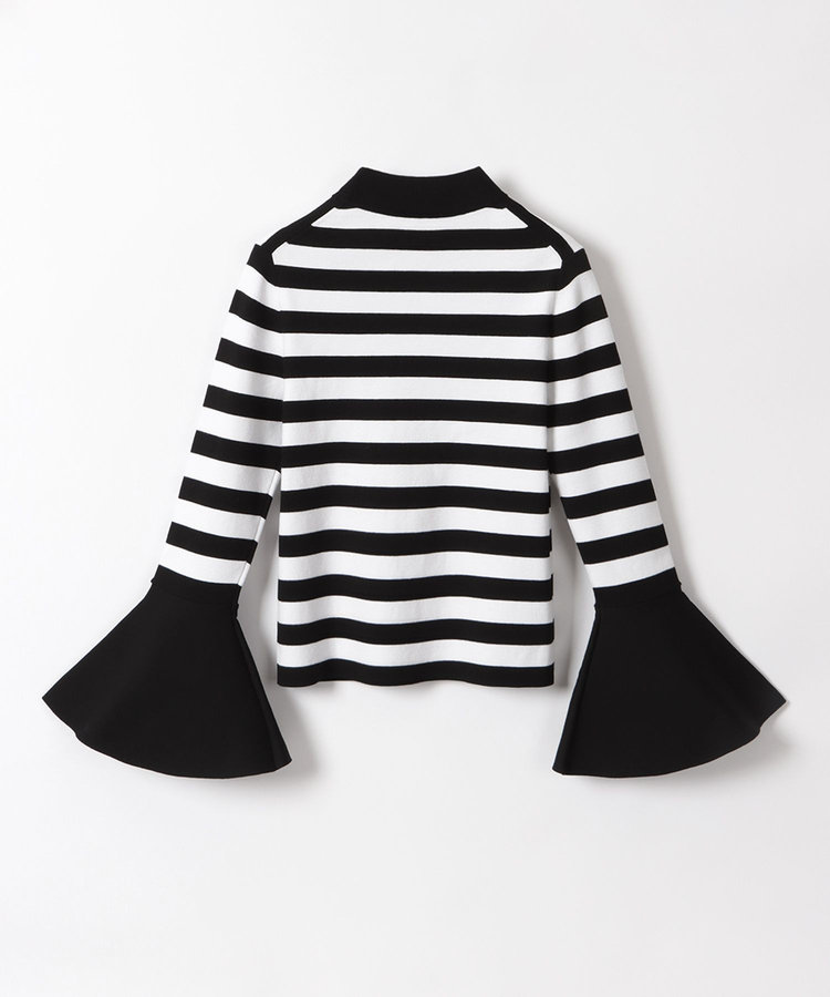 LOULOU WILLOUGHBY 【LOULOU WILLOUGHBY】トランペットカフプルオーバー ブラック (96)