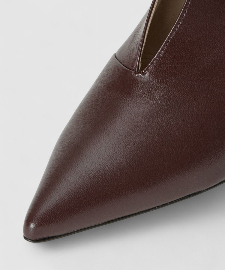 buying 【NEBULONI E.(ネブローニ)】ポインテッドアンクルブーツ ボルドー (44)