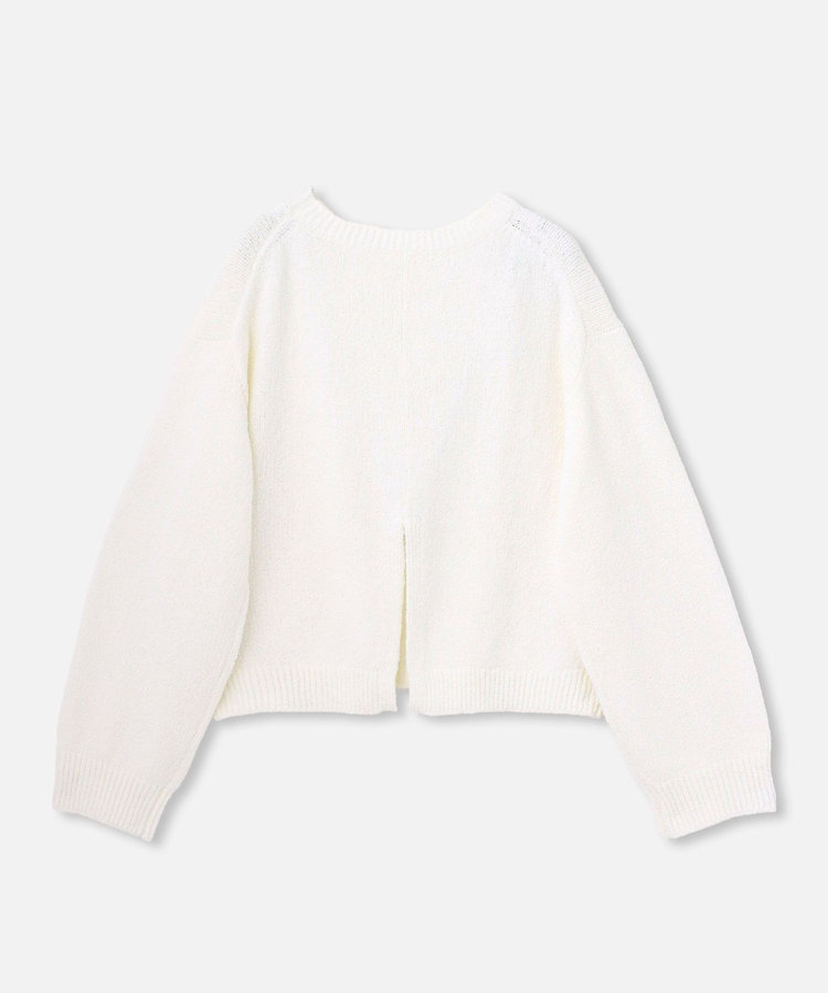 allureville エアリーループバックスリットプルオーバー オフホワイト (02)