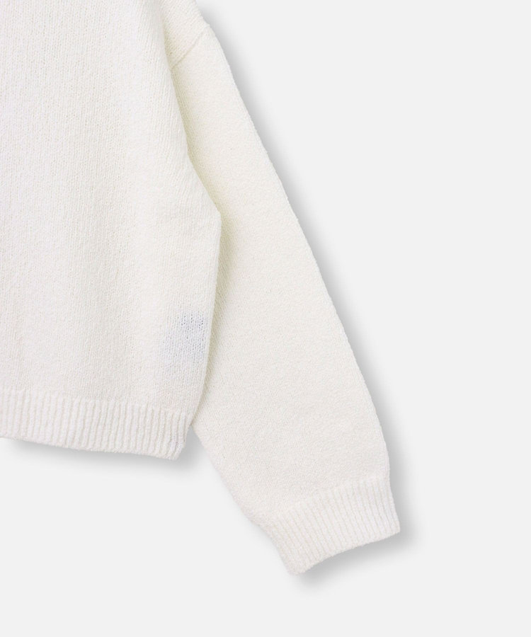 allureville エアリーループバックスリットプルオーバー オフホワイト (02)