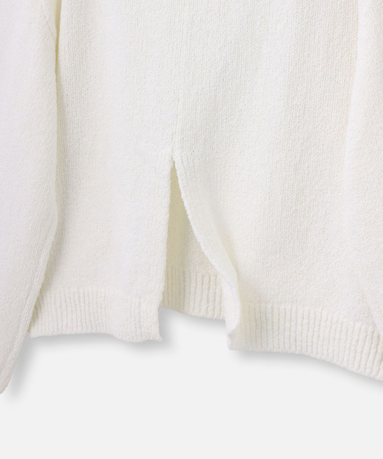 allureville エアリーループバックスリットプルオーバー オフホワイト (02)