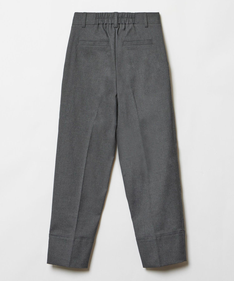allureville タックテーパードパンツ チャコールグレー (94)