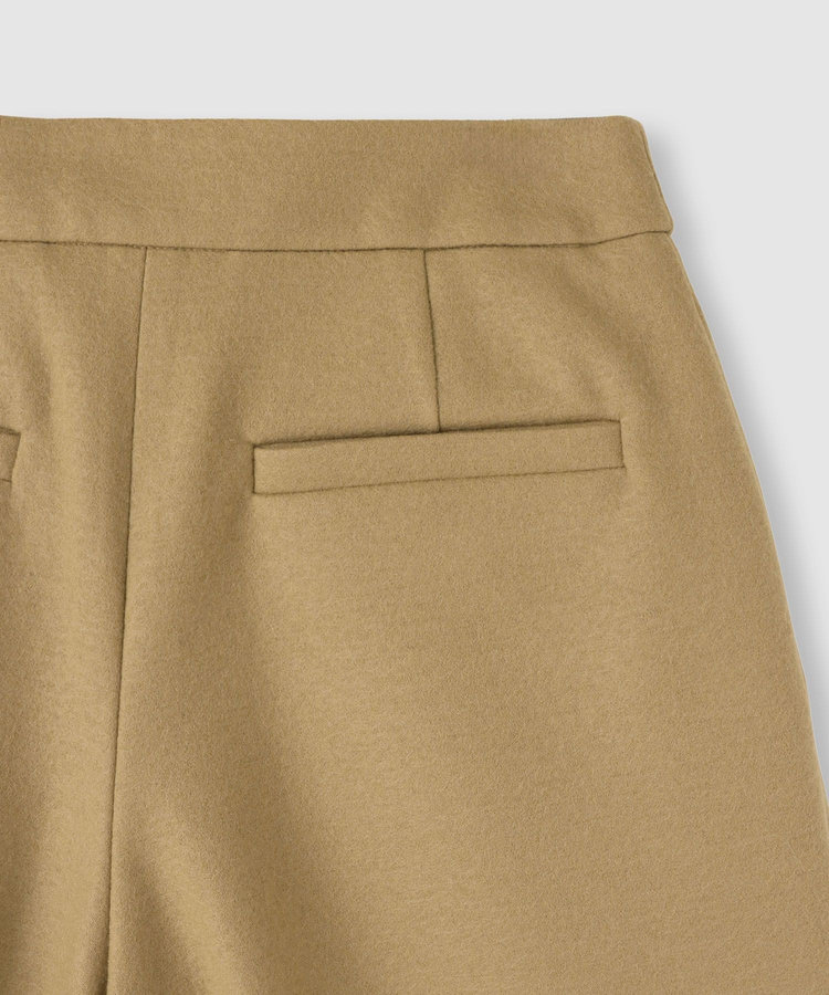 allureville メルトンショートパンツ ベージュ (11)