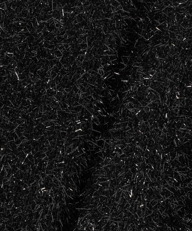 LOULOU WILLOUGHBY 【LOULOU WILLOUGHBY】フィルムラメミドルカーディガン ブラック (95)